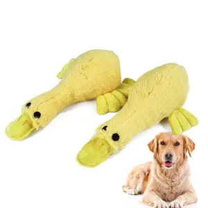 Fournitures pour animaux de compagnie, jouet à mâcher en peluche pour chien, nettoyage des dents de canard, petit et moyen carlin, Teddy