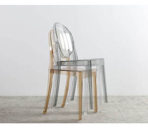 <span class=keywords><strong>Chaise</strong></span> de salle à manger en acrylique transparente de style scandinave, tabouret de maquillage domestique populaire, <span class=keywords><strong>chaise</strong></span> fantôme en cristal <span class=keywords><strong>pour</strong></span> la maison, en plastique - Product Image 5