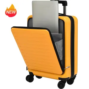Fashion Quality Business Suitcase Laptop Cabin Case Carry On Luggage For Men Women For Business Travel