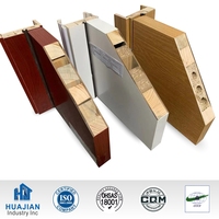 Porte intérieure composite manuelle au design moderne avec isolation phonique imperméable et prévention incendie pour utilisation en appartement