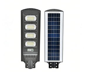 Lampe solaire de rue Jingsun Green Energy 240W, alimentée par l'énergie solaire, pour route, rue, cour, parking, avec télécommande - Product Image 3