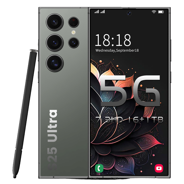 S25 Ultra 5G Smartphone 7.3 Inch HD Deca Core OLED 108MP Rear Camera Newest Android 15 Global Version LTE Mobile Phone