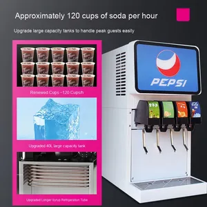 Máquina de Bebidas Carbonatadas de Enfriamiento Rápido, Llena de Gas y con un Sabor Suave - Product Image 3
