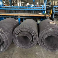 Maille de fil métallique ondulée en acier au manganèse à haute teneur en carbone 65Mn sur mesure pour tamis vibrant de carrière minier, sable et roche, directement de l'usine OEM