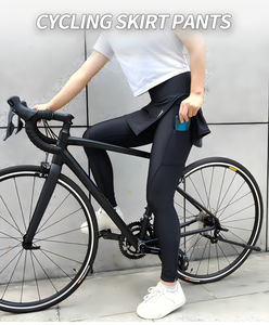 <span class=keywords><strong>Pantaloni</strong></span> Lunghi da Ciclismo per <span class=keywords><strong>Donna</strong></span> con Imbottitura in Gel, Traspiranti e Riflettenti, Leggings <span class=keywords><strong>MTB</strong></span> ad Alta Elasticità - Product Image 4