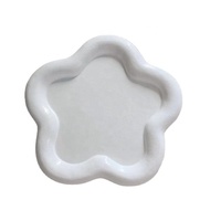 Plateau à bijoux en résine, forme nuage, cœur, fleur, plat de rangement décoratif pour vanité, présentoir de cadeaux
