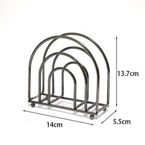 Porte-serviettes rectangulaire en fer, design moderne et écologique, pour salle de bain, hôtel, cuisine - Product Image 4