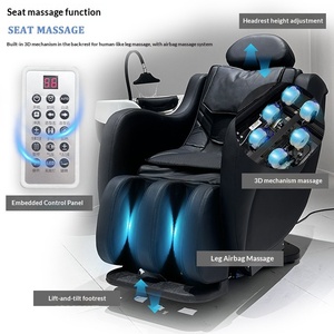 Table de massage électrique intelligente moderne avec repose-pieds réglable, massage des jambes, massage des mains <span class=keywords><strong>3D</strong></span> réaliste, en PU, pour salon commercial - Product Image 2