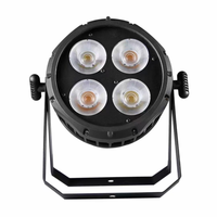 Lumière matricielle étanche COB Four-Eye LED RGBW DMX512 IP65 4*50W LED Par parc à thème et éclairage de mariage extérieur