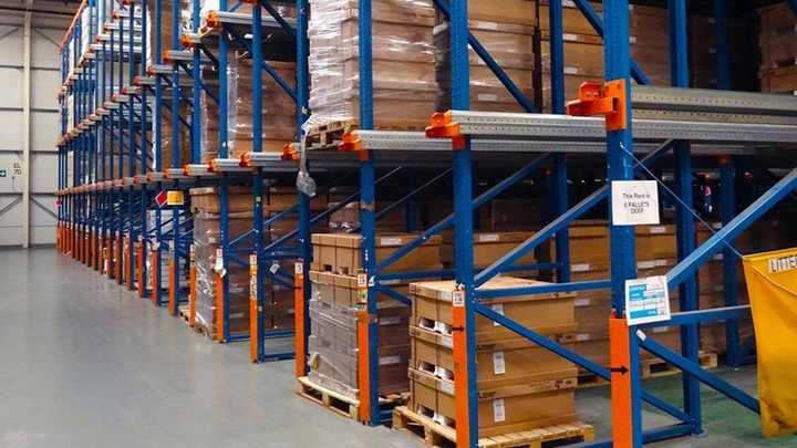Adjustable Warehouse Pallet Racking Heavy Duty Fifo Storage Rack Drive ...