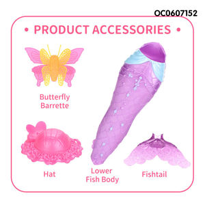 Poupée sirène pour fille, de 11 pouces, mini-poupée personnalisée, à la mode, OEM, avec accessoires, - Product Image 4