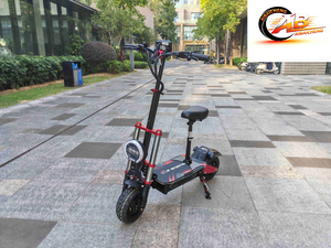 Scooter Plegable de Alta Potencia a Prueba de Agua, Motor 2x3000W, Batería de Litio, Neumático de 11 Pulgadas, 45 Grados de Inclinación para Carretera y Terreno Todoterreno - Product Image 3