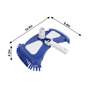 Cabezal de Aspiradora para <span class=keywords><strong>Piscina</strong></span> de PVC de Alta Calidad con <span class=keywords><strong>Boquilla</strong></span> Giratoria y Cerdas Azules Resistentes para Limpiar la Suciedad del Fondo de la <span class=keywords><strong>Piscina</strong></span> - Product Image 1