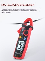 UT210A-E/211B/De MA Mini Multimeter Digital Clamp True RMS Presisi Tinggi Arus Rendah