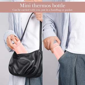 Mini botella de agua con aislamiento rosa a prueba de fugas de 200/280ml con aislamiento al vacío para uso en el hogar y la Oficina - Product Image 6