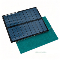 Panel Surya Mini Kustom 4V 5V5.5V 6V Mono SunPower BC Cells SMT 1W 1.5W 2W 3W 5W 10W ETFE untuk Sensor IoT dan Lampu