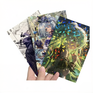 Tarjetas Comerciales Personalizadas, Impresión de Logotipos con Lámina Holográfica Láser, Diseño de Anime y Dibujos Animados, Coleccionables, OEM, Venta al Por Mayor - Product Image 3