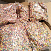 Großhandelspreis 2mm Zucker-DIY Bunte Jimmies Zuckerstreusel Backdekoration Zutaten für Kuchen Eiscreme