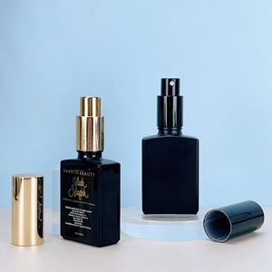 Customize Matte Black 15ml 50ml 100ml Factory Price Perfume Container <b>Empty</b> Glass Square <b>Spray</b> Perfume <b>Bottle</b> - Product Image 4