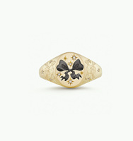 Nouvelle Bague Tendance Personnalisée en Acier Inoxydable Plaqué Or, Motifs Papillon, Sirène, Amour, Aventure, Nœud, Bague Ouverte pour Femme, Bijoux Féminins