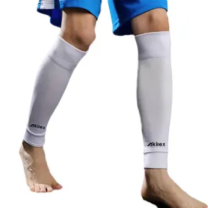 Akilex individuelle Fußballsocken Bein Wolle Ärmel zu Socken Über Wolle/Schähen Wächter Fußballsocken