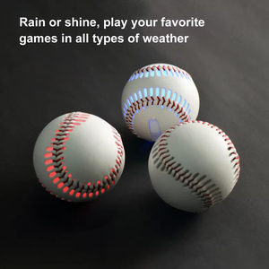 OEM/ODM LED <strong>Custom</strong> <strong>Logo</strong> Leather Professional Design Standard Baseball <strong>Ball</strong> Light up Glow in the Dark Baseball - Product Image 6