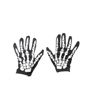 Gants punk européens et américains à motif crâne pour hommes et femmes, avec articulations à griffes, pour Halloween, déguisements, fêtes et spectacles - Product Image 1