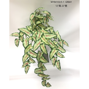 ขายส่ง<span class=keywords><strong>ราคา</strong></span>ถูก <span class=keywords><strong>ต้น</strong></span>คาลาเดียมผ้าโพลีเอสเตอร์เทียม ขนาด 22 นิ้ว สำหรับตกแต่งผนังภายในบ้าน งานแต่งงาน อีสเตอร์ ปีใหม่ - Product Image 2