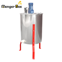 Extracteur de miel électrique automatique Menger Bee, nouveau modèle, 4 cadres, en acier inoxydable, centrifugeuse, moteur 220V 140W, garantie 2 ans