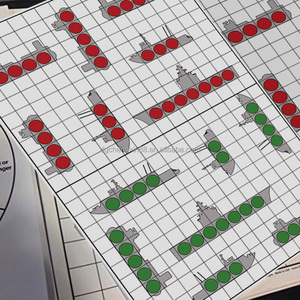 En gros, Cibles en papier très visibles pour stand de tir, jeu amusant, modèle 'Sink the Boats', pour l'entraînement au tir - Product Image 3
