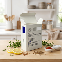 Boîte d'insertion simple personnalisée pour cosmétiques, boîte d'emballage écologique pour produits de soin de la peau