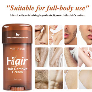 <span class=keywords><strong>Crème</strong></span> dépilatoire professionnelle pour femmes et hommes - <span class=keywords><strong>Crème</strong></span> dépilatoire à action rapide et indolore avec de l'aloe vera apaisant - Product Image 3