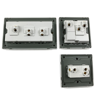 A5 Modern 90*90mm sakelar dan soket listrik dinding dengan harga pabrik
