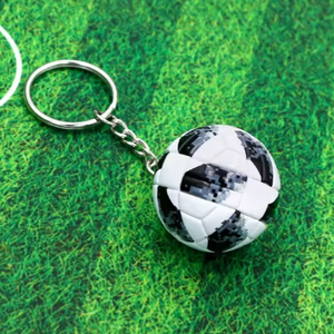 Llavero de Club de Fútbol Impreso en 3D Ecológico al por Mayor, Llavero de Goma Suave con Mosquetón, Impresión UV, Camiseta de Fútbol de Dibujos Animados, Aleación - Product Image 4