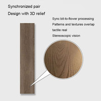 Piso de Madera Personalizado de 6 mm y 7 mm, Resistente al Agua, Sistema de Click, Losetas de Madera Rígida Entrelazadas, Piso de Vinilo PVC, Piso SPC