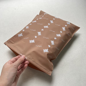 Bolsa con Cierre de Cremallera Marrón de Alta Calidad con Impresión Personalizada, Bolsa de Polietileno con Cierre Hermético, Bolsa Impermeable con Cierre de Cremallera para Empacar Zapatos y Ropa - Product Image 6