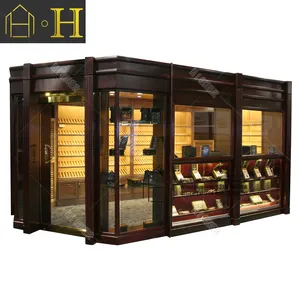 Mobili da salotto per sigari di design personalizzato mobili per camera di sigari di grandi dimensioni per camminare in humidor