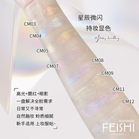 Multichrome wholesale Glitter Powder Pigment Beauty coating nail art palette Cosmetic Eyeshadow artwork