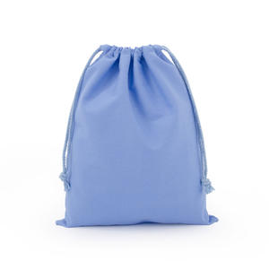 Bolsas con cordón de muselina de lona de algodón orgánico impresas con logotipo personalizado reutilizables portátiles ecológicas baratas - Product Image 6