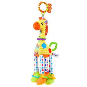 Juguete Colgante para Cuna de Bebé de 0 a 24 Meses, Peluche Corto de Zebra y Jirafa, 31-50cm, Sin Relleno - Product Image 5