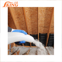 ISOKING Laine minérale en vrac pour isolation de greniers de maisons en bois