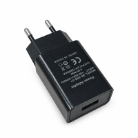 Adaptor USB-A 5V 2A Pabrikan EU untuk Pengisi Daya Dinding Rumah Kantor Hotel Perjalanan untuk Penggunaan Rumah Sehari-hari Pasokan Grosir Pengisi Daya Dinding