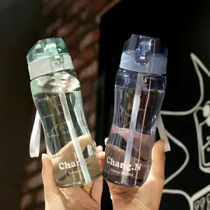 Portable Sports Water Bottle Straw BPA Free Leakproof Gym Bottle Drink Mugs JP