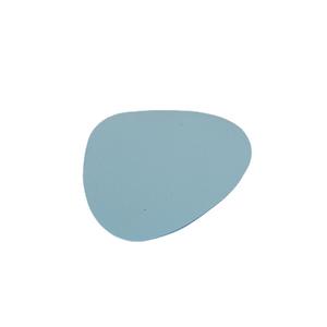 Posavasos ovalados de cuero de color sólido, antideslizantes, con aislamiento térmico, para tazas, vajilla, en negro, amarillo, azul, rosa y grisáceo. - Product Image 5