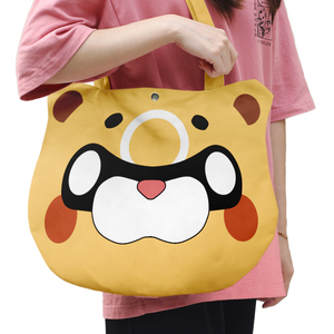 Custom Oversized Cartoon Anime Character Canvas <strong>Bag</strong> <strong>Animal</strong> Shape Pattern Big Head Tote <strong>Bags</strong> <strong>Designing</strong> - Product Image 2