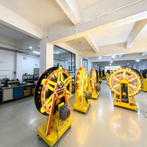 Machine de jeu d'arcade extérieure Happy Ferris Wheel en métal, automatique, à tir au <span class=keywords><strong>laser</strong></span> de ballons, à monnayeur, pour parc d'attractions - Product Image 6
