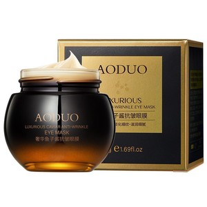 Mascarilla de Ojos Antiarrugas con Caviar de Lujo Aoduo 50g, Crema Hidratante Reafirmante - Product Image 4