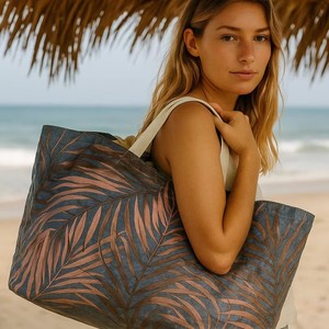 Sac en Tyvek léger imprimé sur mesure pliable de voyage étanche durable à fermeture éclair éco-stockage fait de papier kraft ondulé - Product Image 1