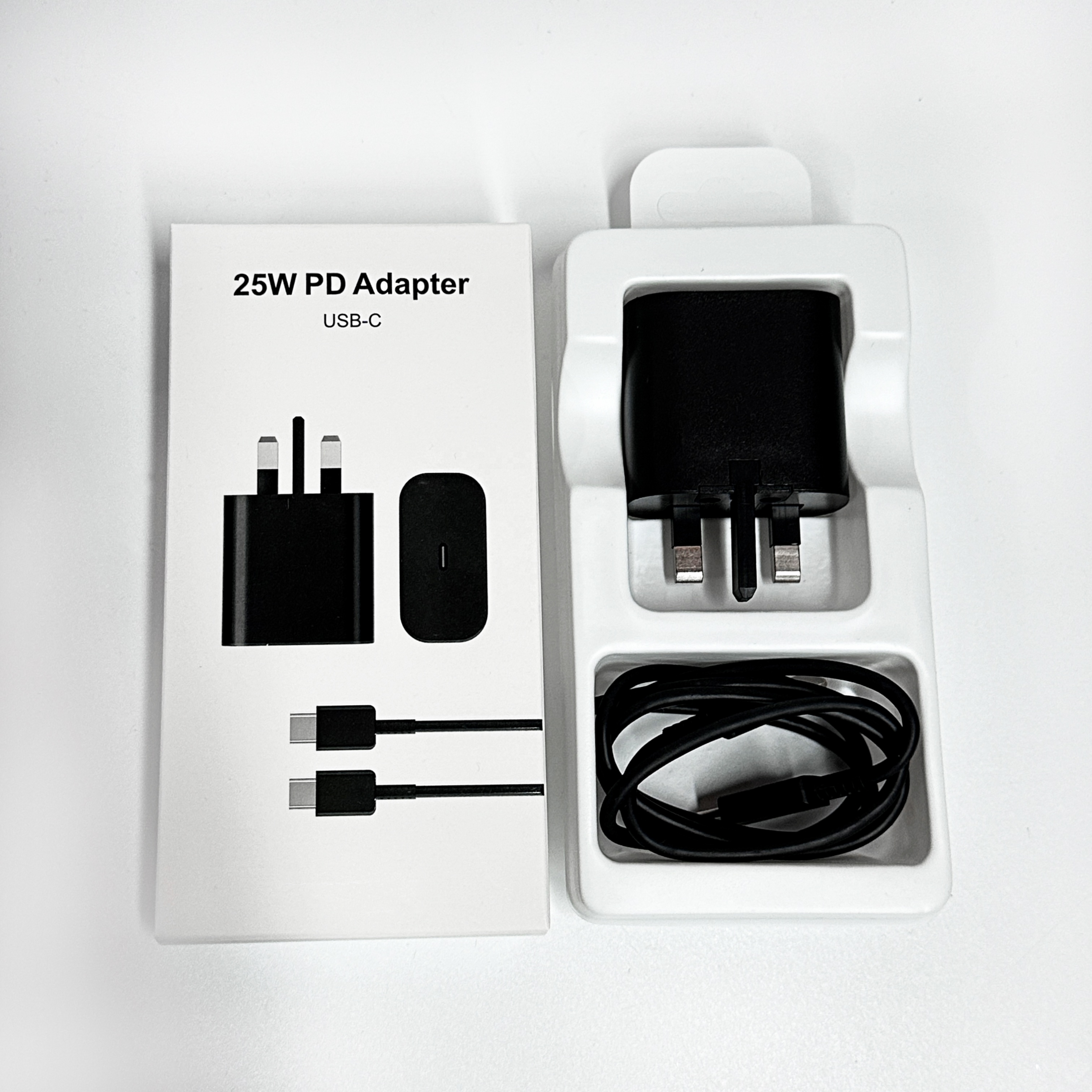 25 W Original Super-Schnellladegerät Power Adapter USB Typ C PD Wandladegerät für Samsung Galaxy Note 10/Note 20/S20 S21 S22