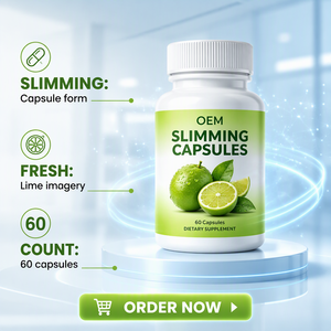 Capsules amincissantes OEM, 60 unités, complément alimentaire, marque privée, vente en gros, directement de l'usine, pour les propriétaires de marques et les vendeurs - Product Image 1